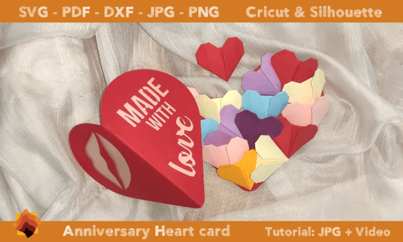 Anniversary Origami Heart Card: A Creative Expression of Love