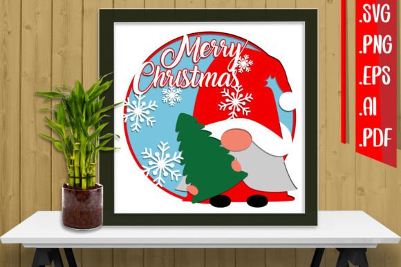 Christmas Layered Papercut 11 - Svg Eps