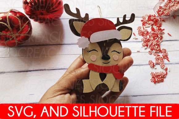 Christmas Reindeer SVG for Creative Holiday Projects