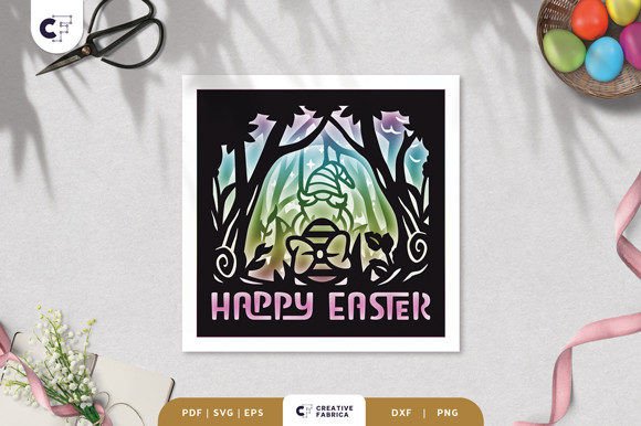 Easter Gnome in the Forest Shadow Box: A Creative and Festive Craft Project