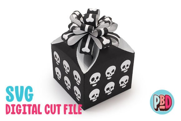 Fun Skulls Gift Box for Halloween