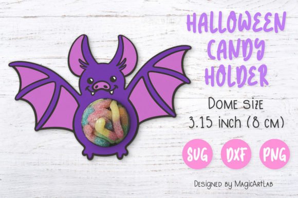 Halloween Bat Candy Dome Cut File: A Creative Solution for Halloween Enthusiasts