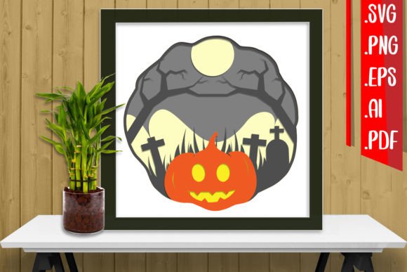 Halloween Layered Papercut 12 - SVG EPS