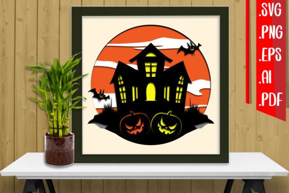 Halloween Layered Papercut 14 - SVG EPS
