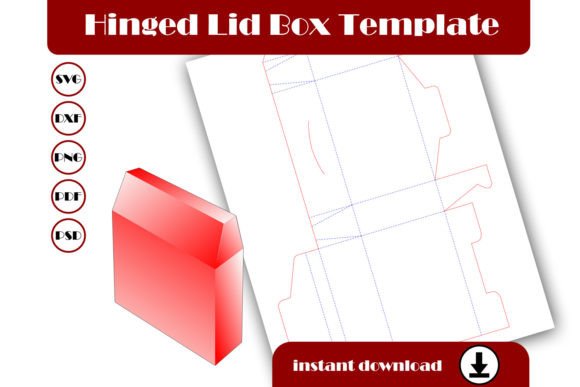 Hinged Lid Box, Simple Box, Storage Box: A Versatile Template for Custom Projects