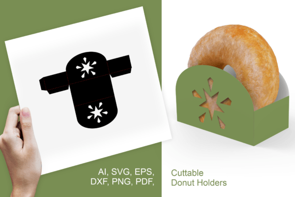 Polar Stars Donut Holder Template: A Festive and Functional Design for Every Occasion