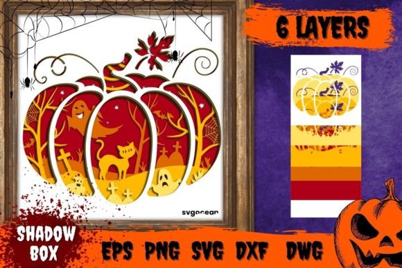 Pumpkin Shadow Box Svg: A Creative Tool for Crafters and Designers