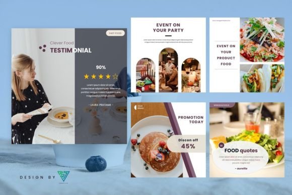 Template Instagram Business - Food20: A Creative Solution for Food Businesses