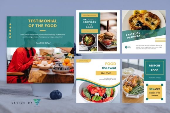 Template Instagram Business - Food21: Elevate Your Brand with Professional Design