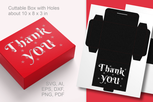 Winter Thank You Rectangular Favor Box: A Strategic Choice for Thoughtful Gift-Giving